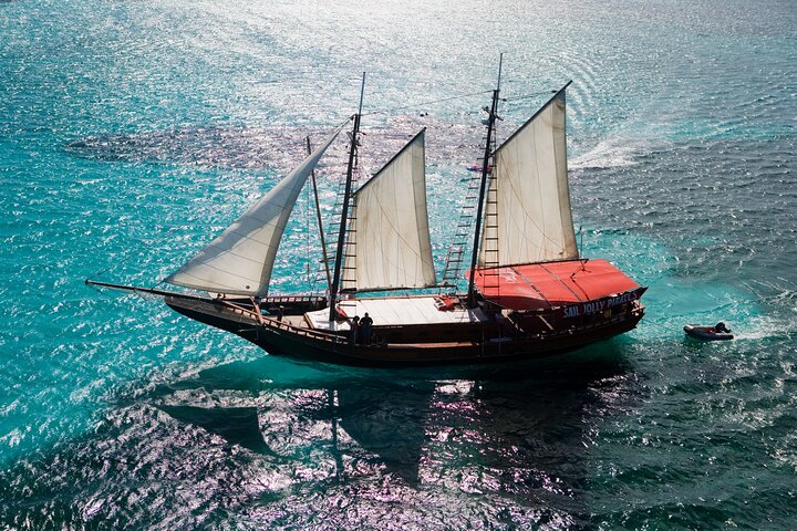 Croisière plongée avec tuba à Aruba avec bar ouvert et déjeuner sur un bateau pirate, photo 16 | wizardtrip