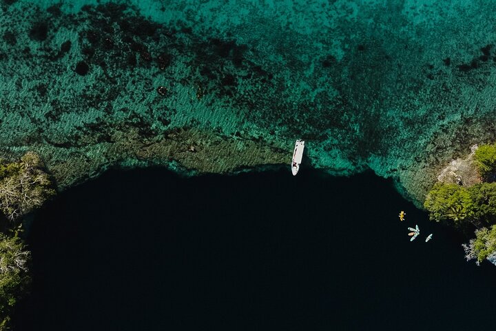 メキシコ、バカラ・ラグーンのボートツアー。セノーテとカラフルな水域を探検、写真41 | wizardtrip