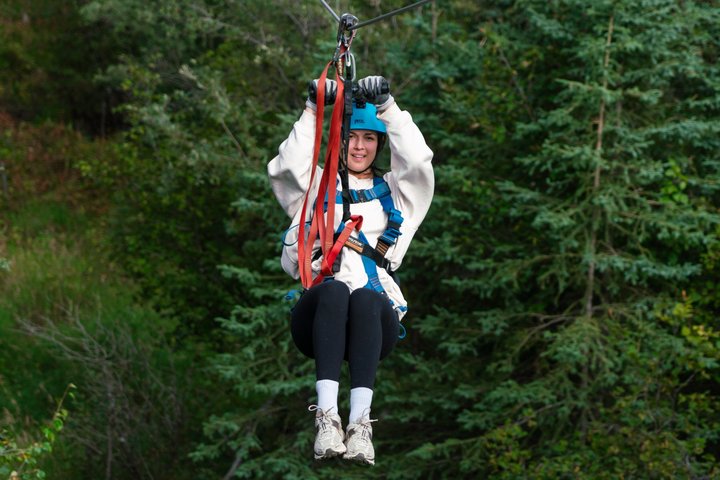 Ervaar een opwindend zipline-avontuur door het Alaskaanse boreale bos nabij Denali National Park, foto 15 | wizardtrip