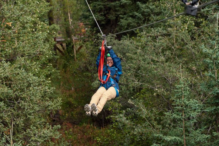 Ervaar een opwindend zipline-avontuur door het Alaskaanse boreale bos nabij Denali National Park, foto 16 | wizardtrip