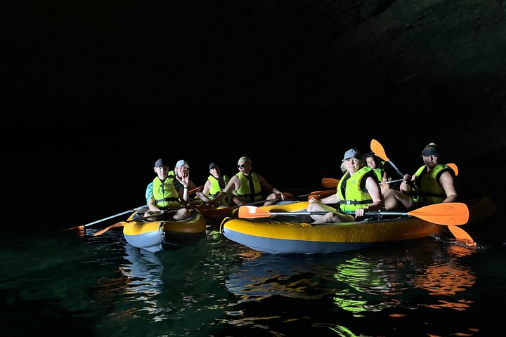 Kayak tour exploring the stunning Benagil sea caves and beaches near Portimão, Portugal, photo 6 | wizardtrip