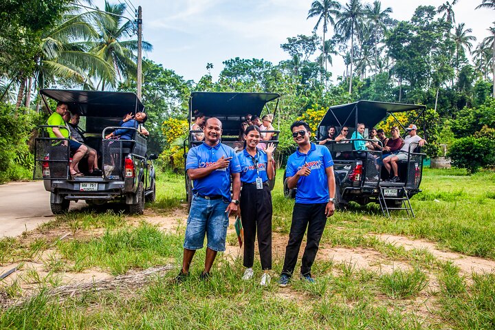 Ervaar de olifantenopvangcentra, watervallen en schilderachtige uitzichtpunten van Koh Samui tijdens een 4x4 jungletour, foto 25 | wizardtrip