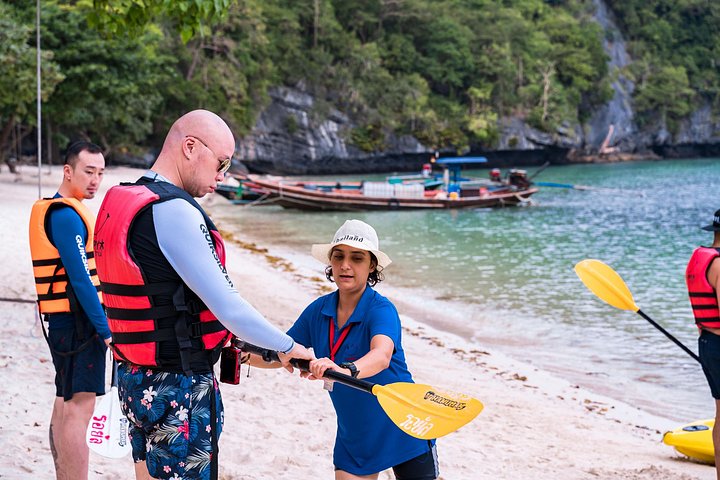 Luxe speedboot tour die de prachtige Ang Thong Islands National Marine Park bij Koh Samui, Thailand verkent, foto 10 | wizardtrip