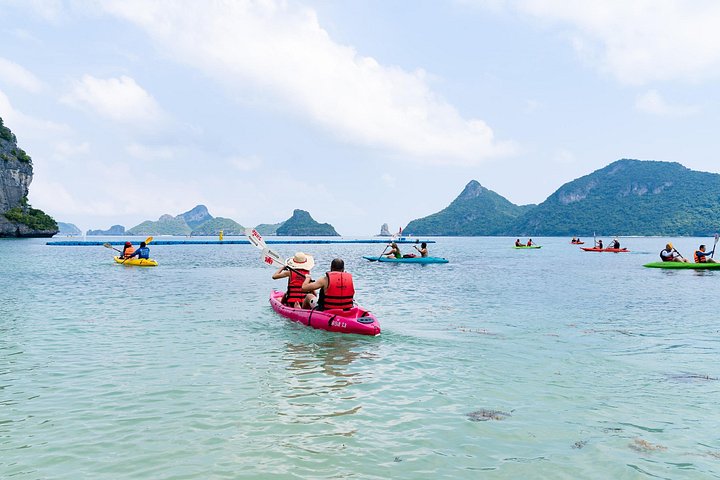 Luxe speedboot tour die de prachtige Ang Thong Islands National Marine Park bij Koh Samui, Thailand verkent, foto 11 | wizardtrip