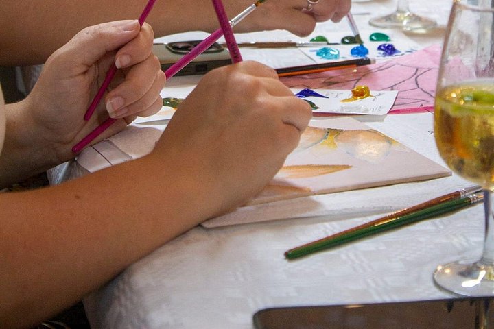 Creatieve tegel-schilderworkshop met cocktails in Porto, Portugal, foto 37 | wizardtrip