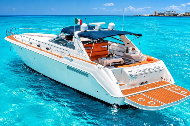 Location de Yacht Privé de Luxe 55FT à Cancún | wizardtrip