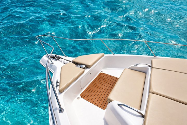 Luxury private yacht rental in Cancun with crew, offering Caribbean sea tours and water activities, photo 17 | wizardtrip