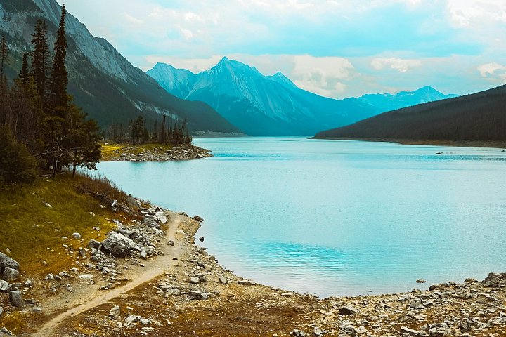 Naturskjønn tur i Jasper nasjonalparks Maligne Valley, Medicine Lake og Spirit Island, foto 14 | wizardtrip