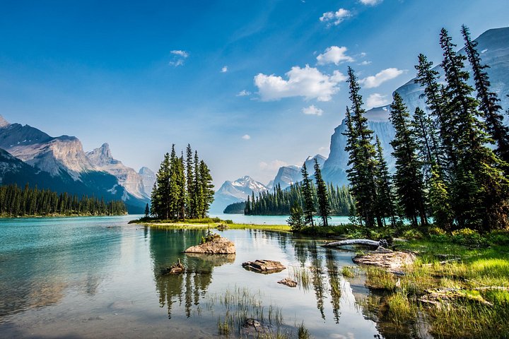 Naturskjønn tur i Jasper nasjonalparks Maligne Valley, Medicine Lake og Spirit Island, foto 15 | wizardtrip