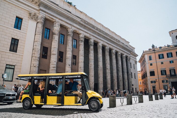 El-golfbilstur av Roms berömda landmärken som Colosseum och Fontana di Trevi, foto 7 | wizardtrip