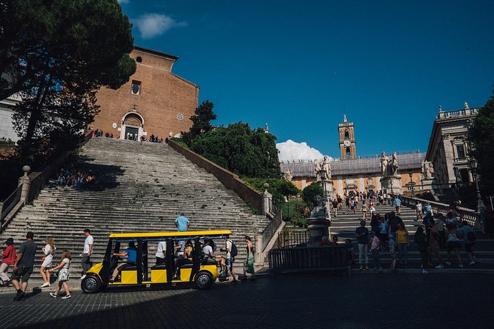 El-golfbilstur av Roms berömda landmärken som Colosseum och Fontana di Trevi, foto 11 | wizardtrip