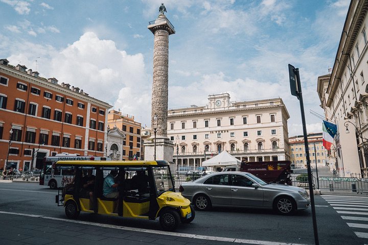 El-golfbilstur av Roms berömda landmärken som Colosseum och Fontana di Trevi, foto 18 | wizardtrip