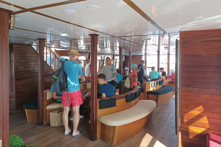 Cruzeiro de luxo em barco explorando ilhas e nadando em águas cristalinas perto de Kos, foto 21 | wizardtrip