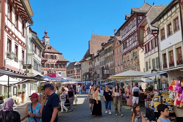 Vistas cénicas das Cataratas do Reno e da cidade medieval de Stein am Rhein numa viagem de meio dia a partir de Zurique, foto 7 | wizardtrip