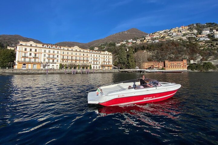 Privat speedbåttur på Comosjøen, Italia, med villaer og naturskjønn utsikt, foto 20 | wizardtrip