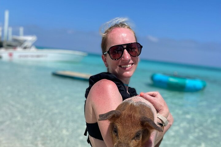 Øyhopping-eventyr på Bahamas med svømmegriser, skilpadder, snorkling og strandklubb, foto 17 | wizardtrip