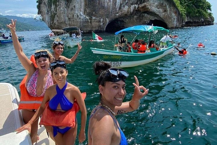 Båd- og snorkeltur for små grupper til Los Arcos-øerne nær Puerto Vallarta, Mexico, foto 14 | wizardtrip