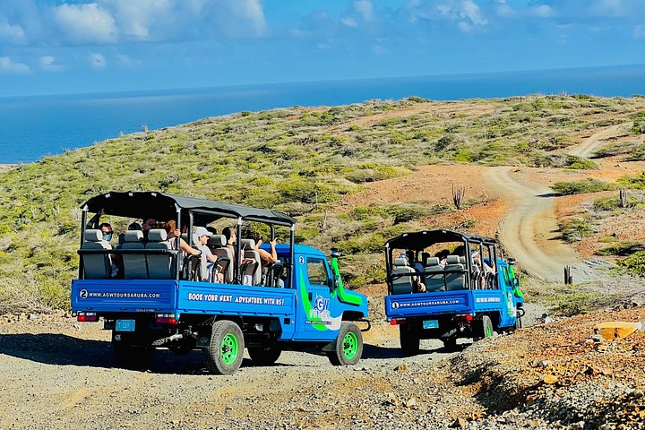 Jeep adventure exploring Aruba's Natural Pool, caves, and Baby Beach, photo 22 | wizardtrip
