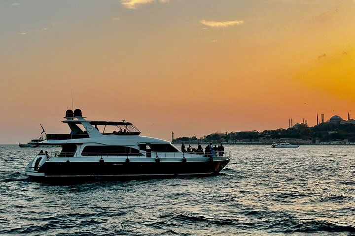 Luxe jachtcruise op de Bosporus van Istanbul bij zonsondergang, met iconische bezienswaardigheden, foto 19 | wizardtrip