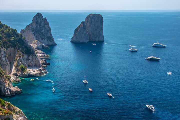 A scenic boat tour exploring the Blue Grotto and the island of Capri from Naples, photo 10 | wizardtrip