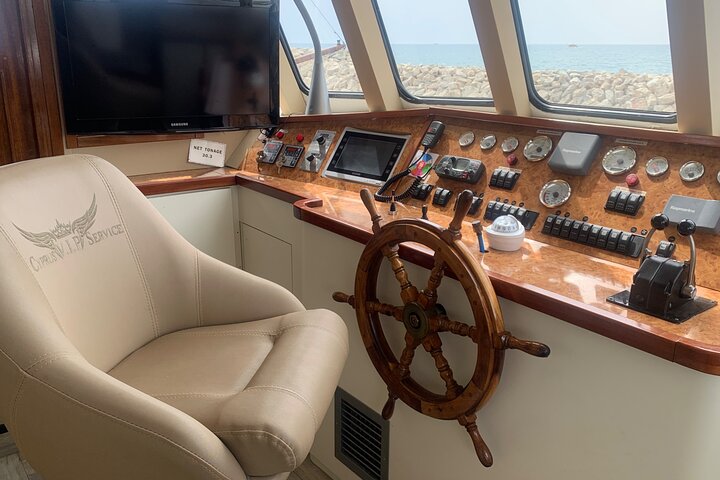 Croisière en yacht de luxe le long de la côte de Protaras, Chypre, avec arrêts baignade et toboggan, photo 20 | wizardtrip
