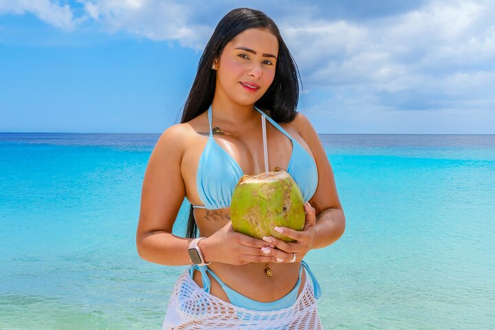 Sessão fotográfica em caiaque transparente em Curaçao com cocktails e filmagem com drone, foto 46 | wizardtrip