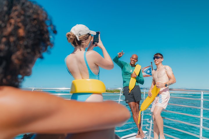 All-inclusive bådtur med snorkling, vandrutsjebane, frokost og drikkevarer til Icacos eller Vieques ø fra Fajardo, Puerto Rico, foto 14 | wizardtrip