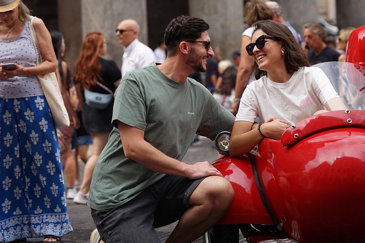 Ride through Rome's historic streets on a classic Vespa sidecar, visiting iconic landmarks, photo 24 | wizardtrip
