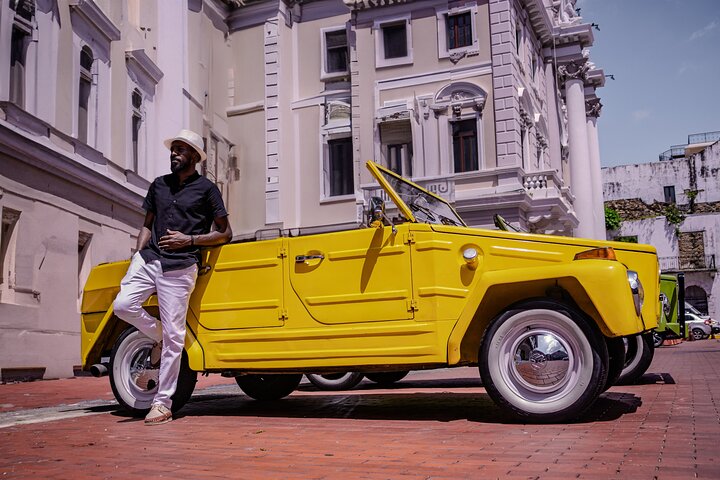 Klassisk VW Safari cabriolet tur til Panama Citys vartegn, skyline og historiske Casco Viejo, foto 10 | wizardtrip