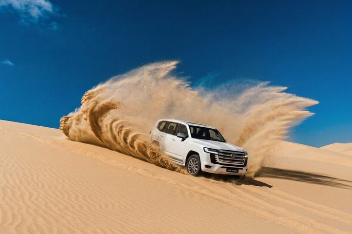 Qatar Gold Dune Safari, Dune Bashing, Kamelritt, Sandboarding, Binnenmeer | wizardtrip