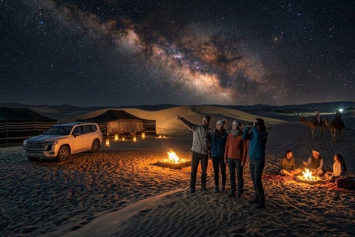 Doha Nacht Safari: Dune Bashing, Kamelritt & Sternenbeobachtung | wizardtrip
