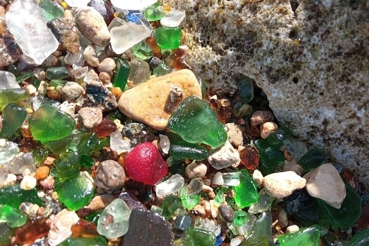 Kajak-Abenteuer zur Sea Glass Island in Aruba, Sammeln von buntem Seeglas, Foto 16 | wizardtrip