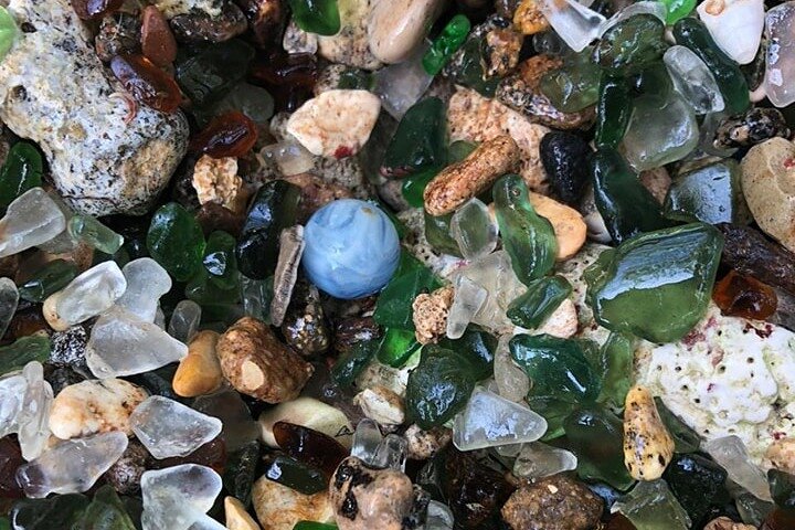 Kajak-Abenteuer zur Sea Glass Island in Aruba, Sammeln von buntem Seeglas, Foto 19 | wizardtrip
