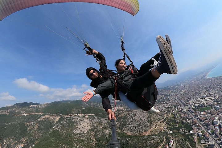 Tandem paragliding-flyvning over Kleopatra Strand i Alanya, Tyrkiet, foto 17 | wizardtrip