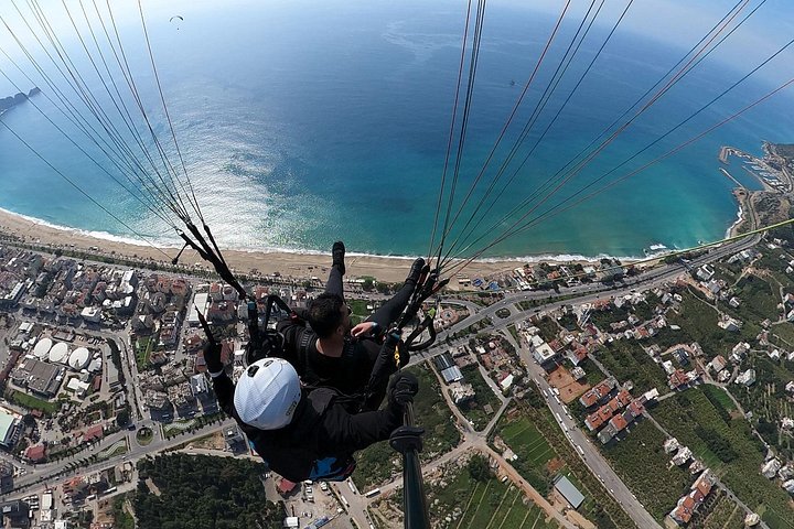 Tandem paragliding-flyvning over Kleopatra Strand i Alanya, Tyrkiet, foto 19 | wizardtrip