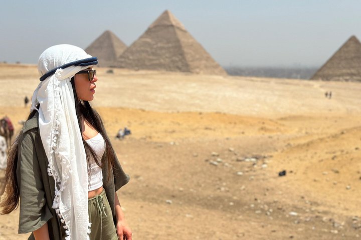 Explore as antigas Pirâmides de Gizé, a Esfinge e desfrute de um passeio de camelo neste tour privado completo do Cairo, foto 23 | wizardtrip