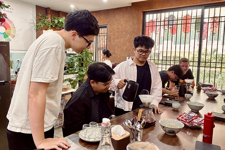 Learn to make traditional Vietnamese coffees like egg, salt, and coconut coffee in Hanoi, photo 9 | wizardtrip