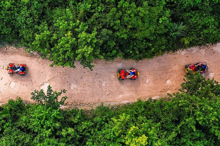 Emocionante paseo en quad por la jungla, aventura de tirolina y refrescante baño en cenote en Cancún, foto 13 | wizardtrip