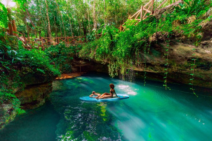 Erkunden Sie drei versteckte Cenoten in Cancun mit Schwimmen, Ziplining und Tequila-Verkostung, Foto 12 | wizardtrip