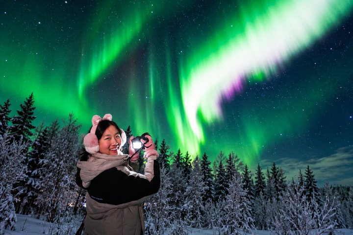 Tour de Luzes da Aurora em Rovaniemi, Finlândia, com fotografia profissional e equipamento quente fornecido, foto 7 | wizardtrip
