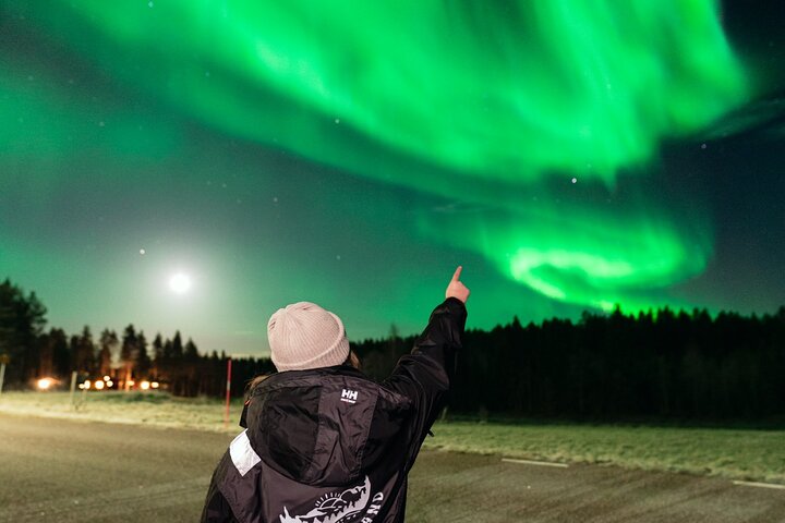 Caça à Aurora Boreal em Rovaniemi, Finlândia, com fotografia profissional e visualização garantida, foto 7 | wizardtrip