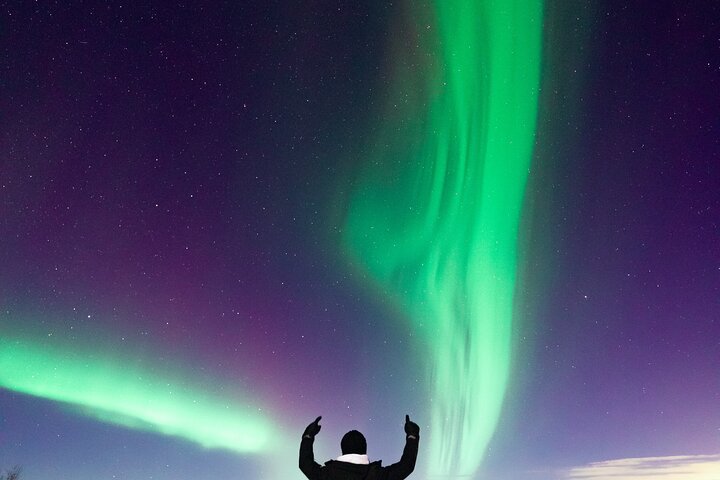 Caça à Aurora Boreal em Rovaniemi, Finlândia, com fotografia profissional e visualização garantida, foto 18 | wizardtrip
