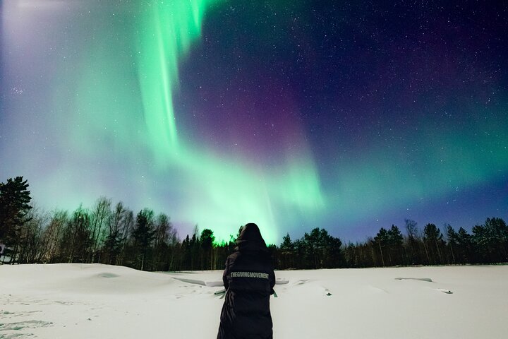 Caça à Aurora Boreal em Rovaniemi, Finlândia, com fotografia profissional e visualização garantida, foto 19 | wizardtrip