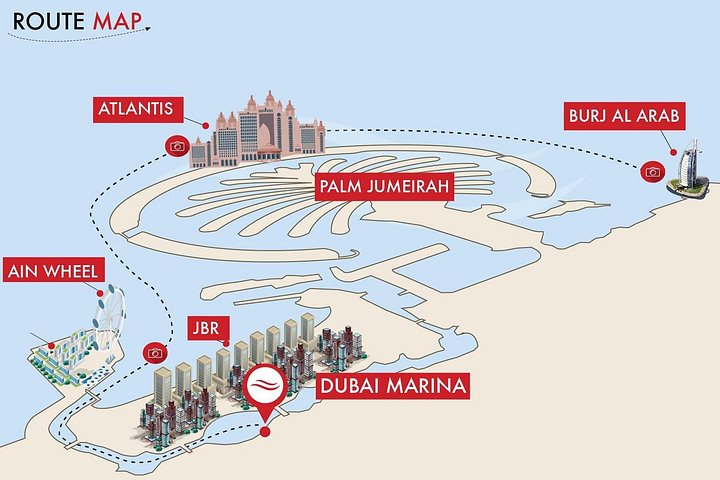 Speedbådstur i Dubai, forbi Marina, Atlantis, Palm Jumeirah og Burj Al Arab, foto 15 | wizardtrip