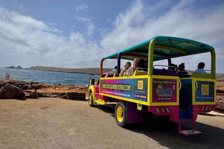 Aruba island safari adventure tour with lighthouse, natural bridge, and baby beach, photo 13 | wizardtrip