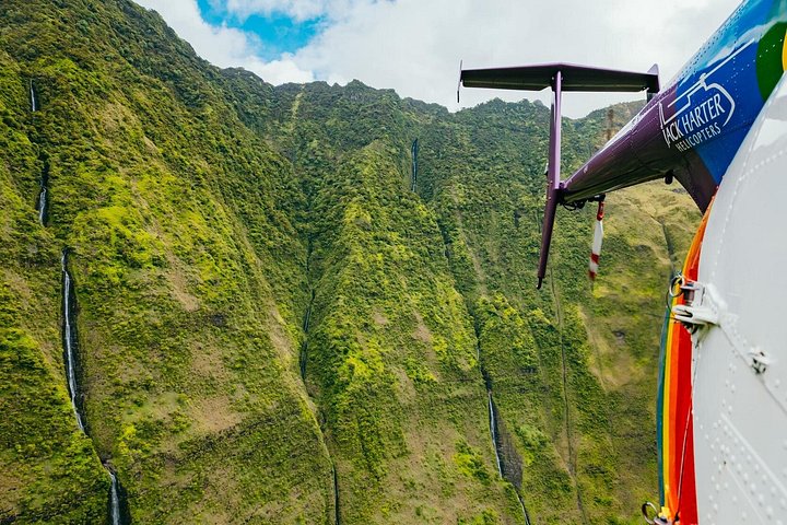 Helikoptertur uden døre over Kauais fantastiske naturlandskaber som Na Pali Coast og Waimea Canyon, foto 9 | wizardtrip