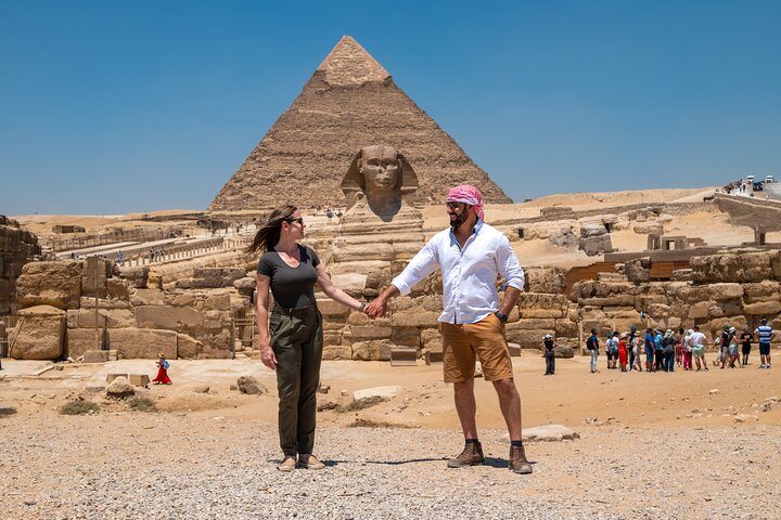 Iconic Giza Pyramids photoshoot with horse, camel, and Sphinx in Egypt, photo 12 | wizardtrip