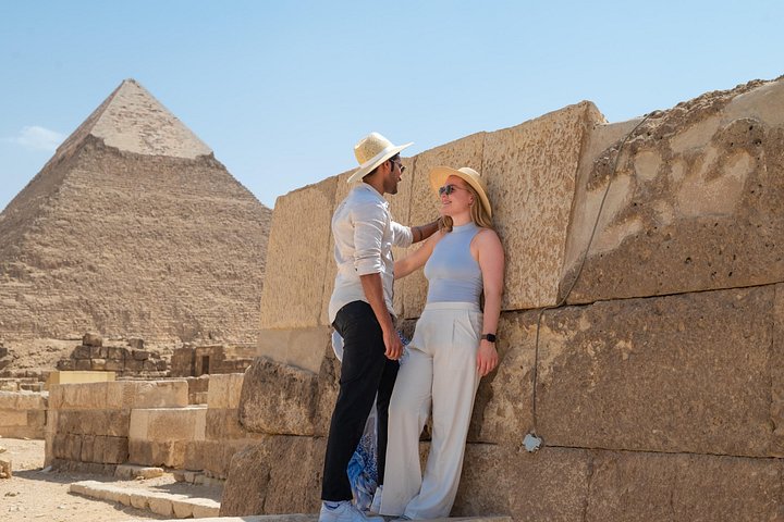 Iconic Giza Pyramids photoshoot with horse, camel, and Sphinx in Egypt, photo 19 | wizardtrip