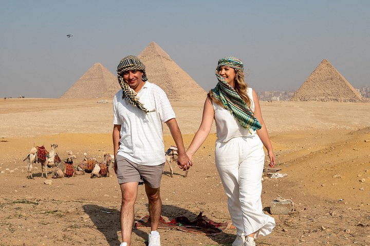 Iconic Giza Pyramids photoshoot with horse, camel, and Sphinx in Egypt, photo 30 | wizardtrip