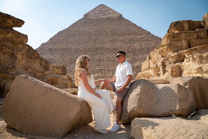 Iconic Giza Pyramids photoshoot with horse, camel, and Sphinx in Egypt, photo 31 | wizardtrip